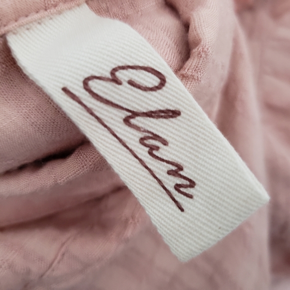 Elan Faux Wrap Style Collared Blouse M/L - Picture 7 of 7